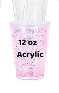 12oz Acrylic Lava/Snowglobe Cup