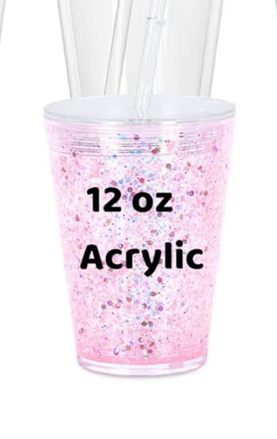 12oz Acrylic Lava/Snowglobe Cup